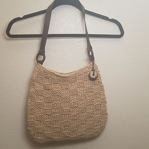 THE SAK boho woven shoulder bag